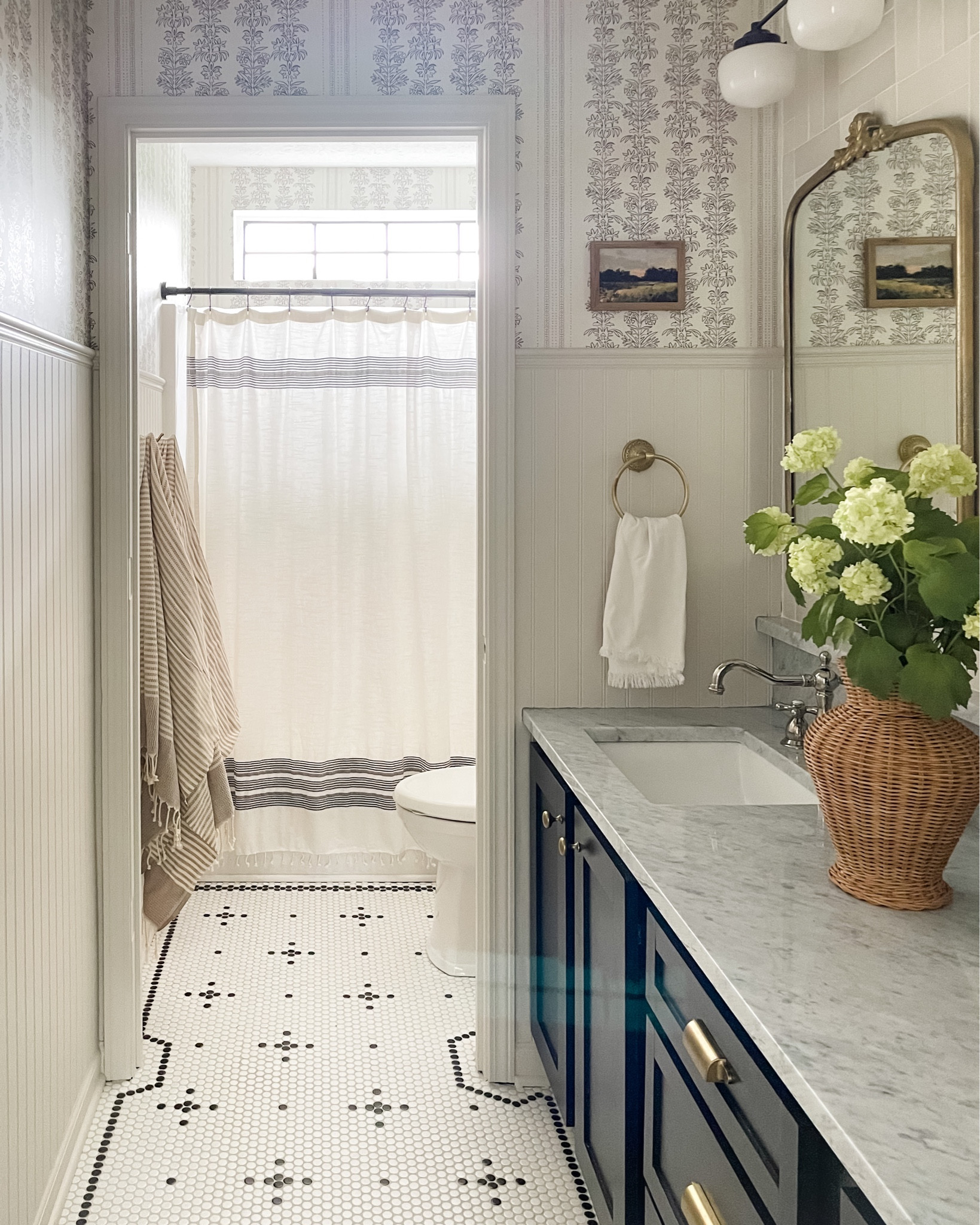 Bathroom wallpaper is 25% off at McGee and Co. 

#LTKSale #LTKhome #LTKstyletip