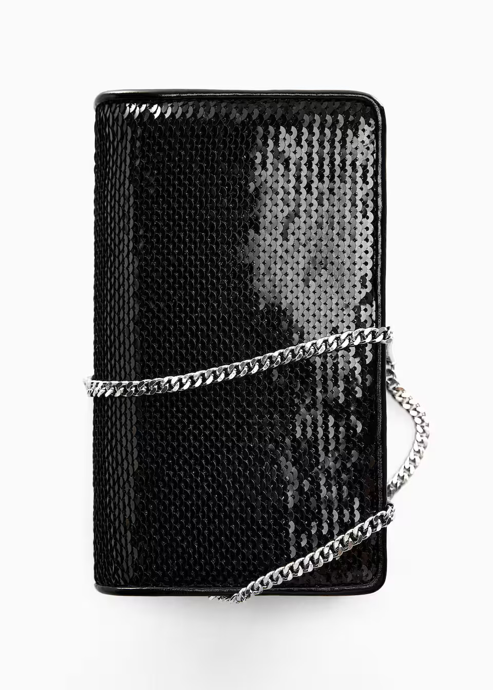 Sequined chain bag -  Women | Mango USA | MANGO (US)