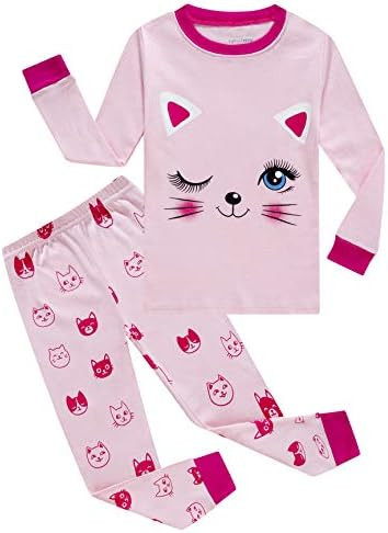 Family Feeling Little Boys Girls Child Pajamas Sets 100% Cotton Toddler Pjs | Amazon (US)