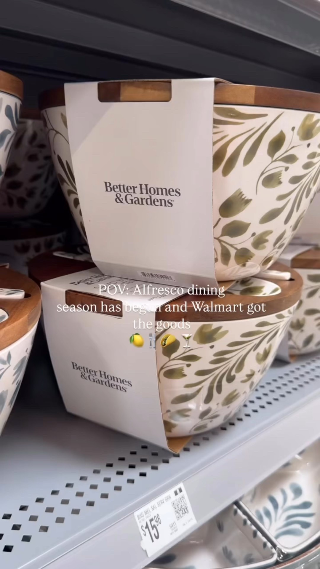 This new collection from #bhg is too good! Giving major Anthro vibes at Walmart now🩵 #walmart #walmarthome

#LTKSeasonal #LTKHome