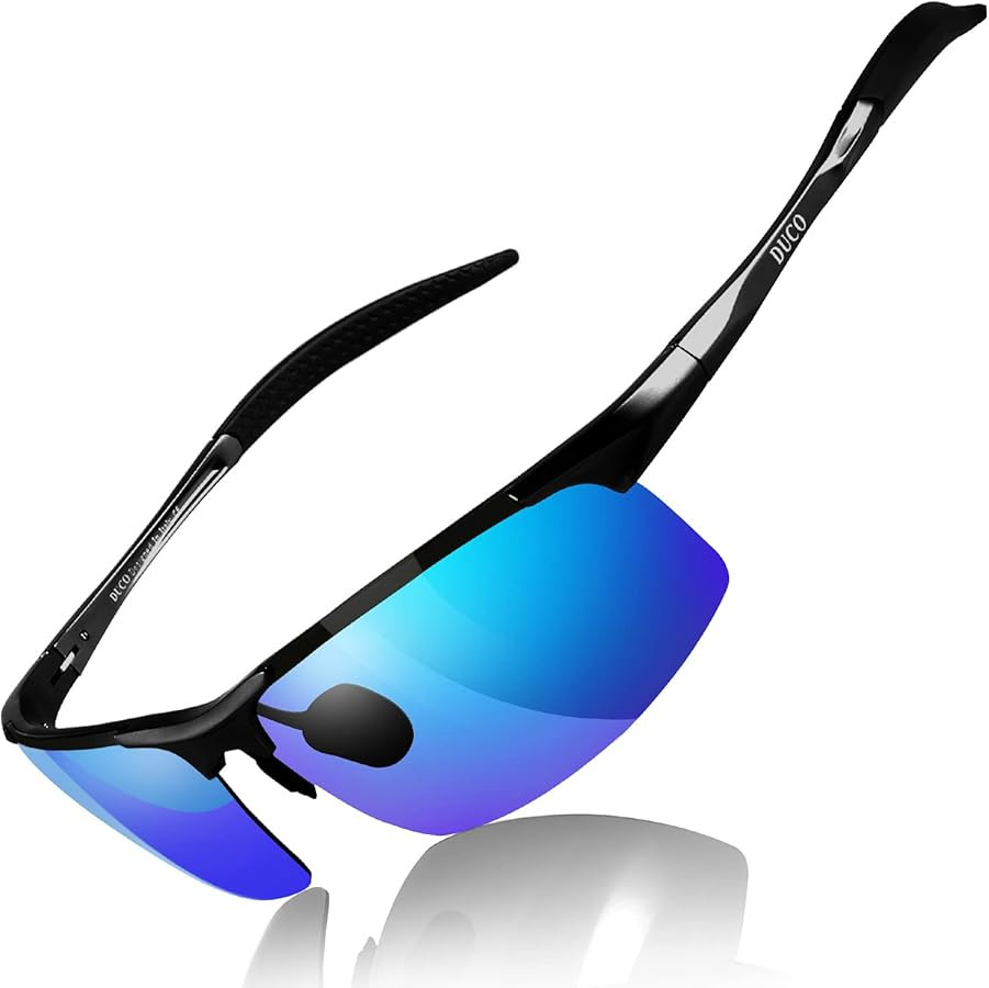 DUCO Mens Sports Polarized Sunglasses UV Protection Sunglasses for Men 8177s | Amazon (US)