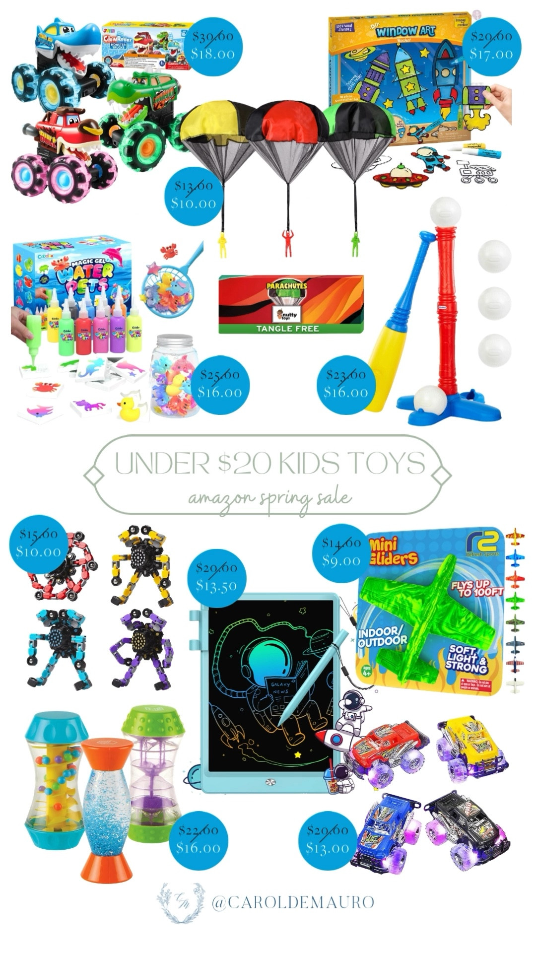 Keep the kids entertained for hours with these top-rated toys, all currently under $20 for the Amazon Spring Sale. From creative window art to fun outdoor gliders, it’s the perfect time to stock up for the playroom and screen-free activities without breaking the bank!

toddler toys, summer activities, interactive play, mom hacks, affordable toys, water pets, race car, creator favorites 2026

#LTKSeasonal #LTKSaleAlert #LTKU