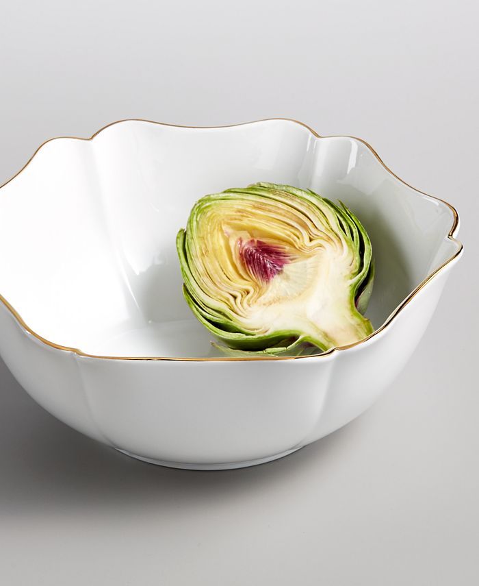 Martha Stewart Collection Baroque Vegetable Bowl, Created for Macy's & Reviews - Serveware - Dini... | Macys (US)