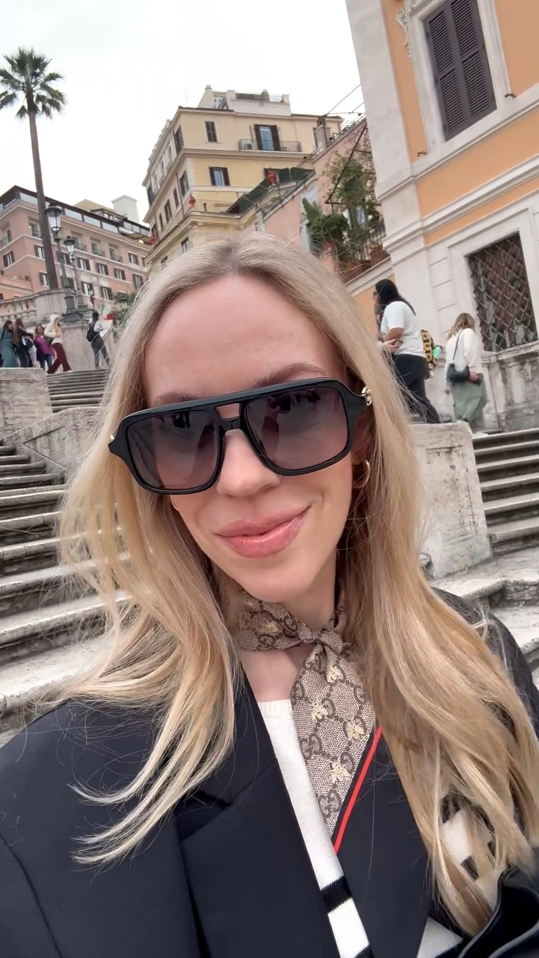 Gucci horsebit aviator sunglasses, Gucci silk scarf, spring accessories, travel style 

#LTKTravel #LTKSeasonal