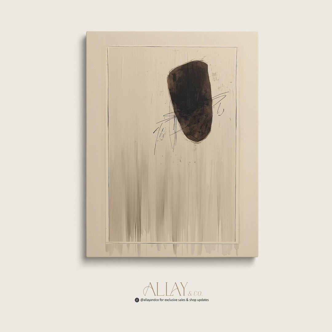 Modern Black Abstract Print | Black Abstract Print Abstract Wall Art | Black Abstract Print | Con... | Etsy (US)