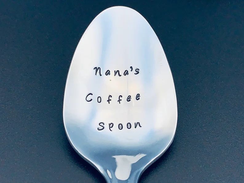 Nanas Coffee Spoon / Unique Gift for Grandparents / Gift for - Etsy | Etsy (US)