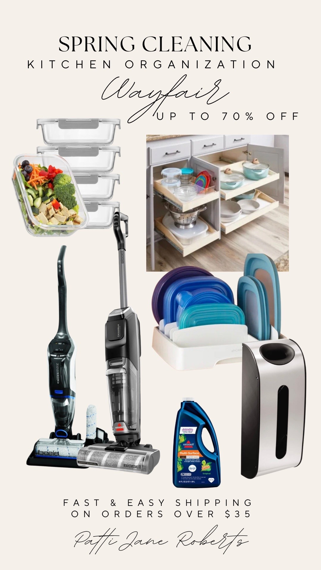 Spring cleaning/ kitchen organization with @Wayfair 
Up to 70% and fast & easy shipping on orders over $35 🎉
#wayfair
#wayfairpartner
#ad

#LTKdayinmylife #LTKSaleAlert #LTKHome