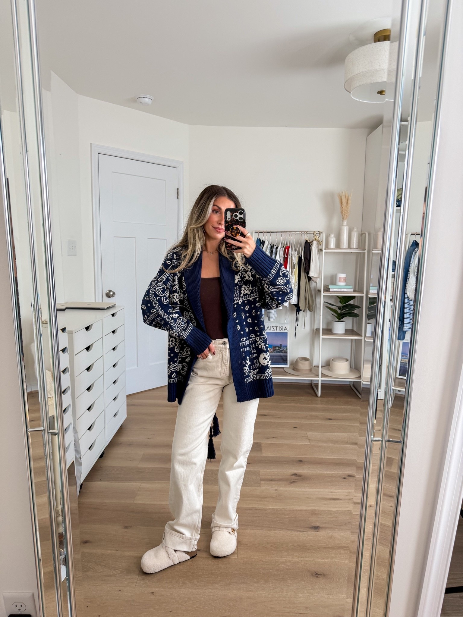easy casual fall outfit — size small on the cardigan, xs in the tank top and 24 regular in the jeans. I’m 5’2 for reference!

#LTKootd #LTKPetite #LTKSeasonal