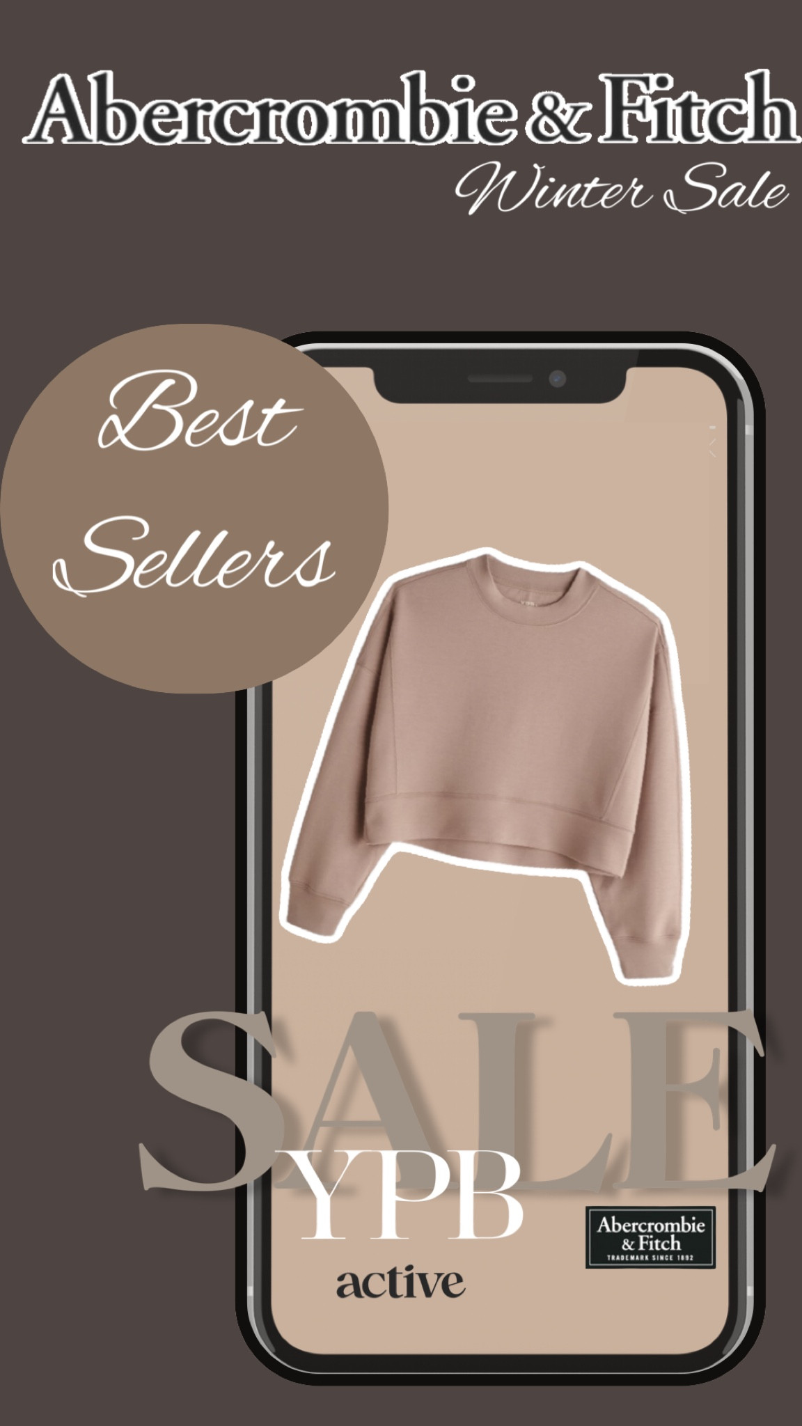 Abercrombie and fitch winter Sale best sellers 
YPB 
Neutral sweats 

#LTKfit #LTKunder100 #LTKcurves