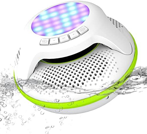 Pool Floating IPX7 Waterproof Bluetooth Speaker, Portable Wireless Shower Speakers with Deep Bass an | Amazon (US)