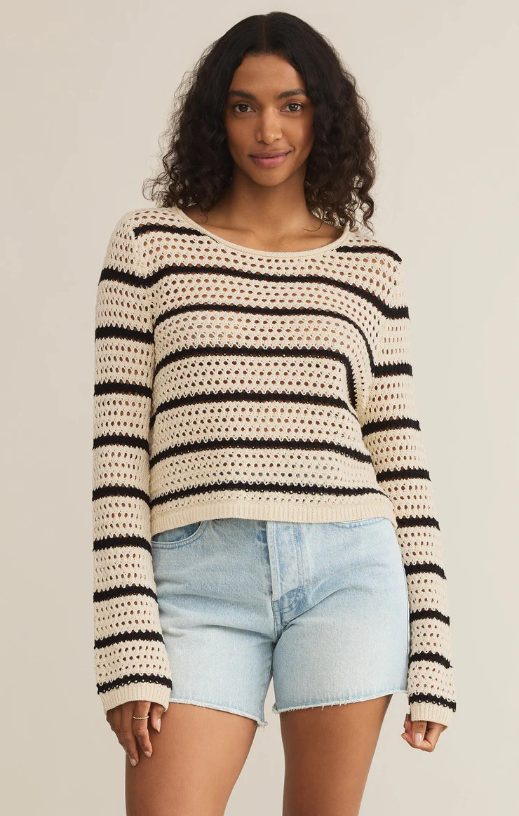 Kit Stripe Crochet Sweater | Z Supply