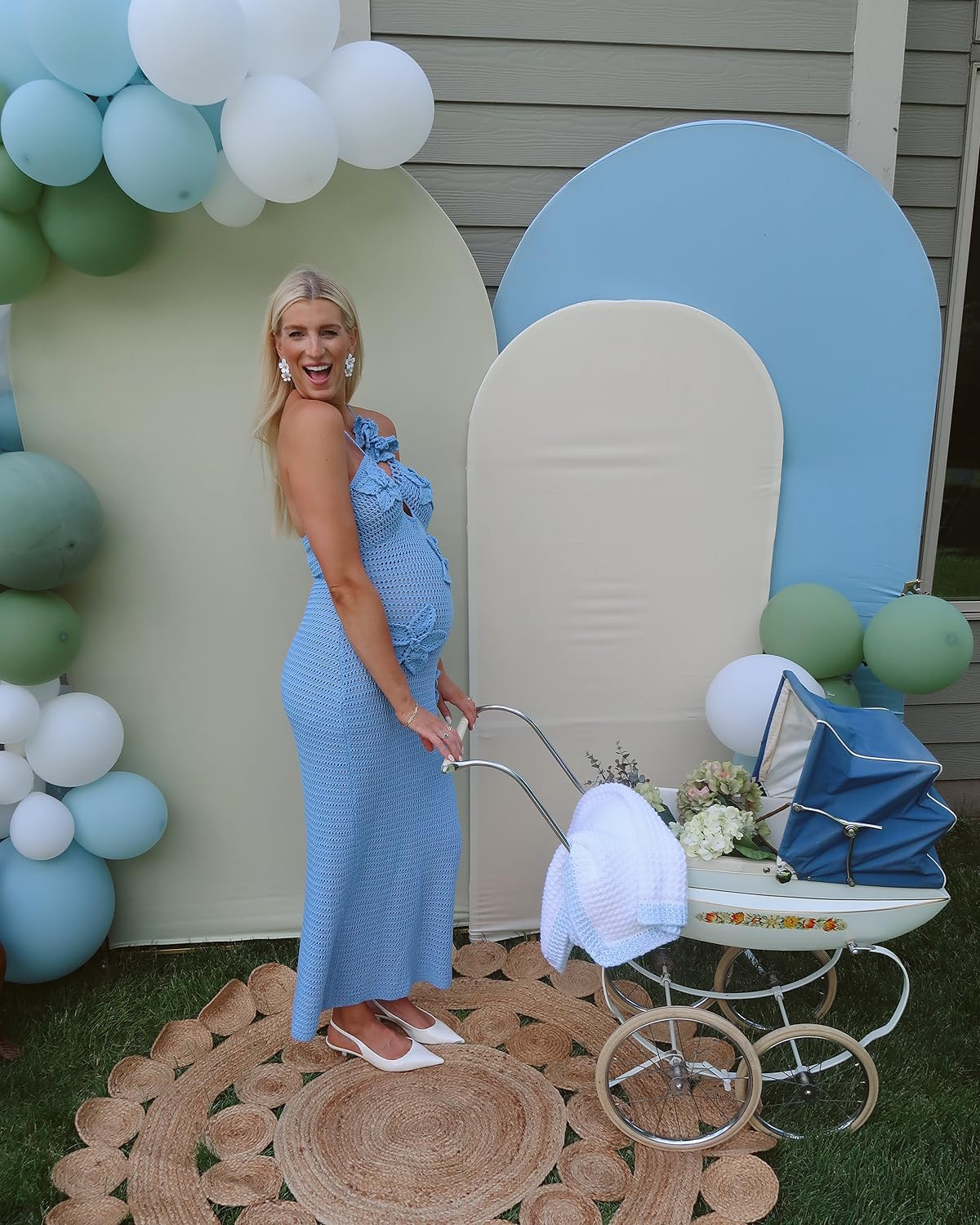 Baby shower outfit and decorations Baby boy similar dresses linked #amazonfashion #founditonamazon #babyshower | Amazon (US)