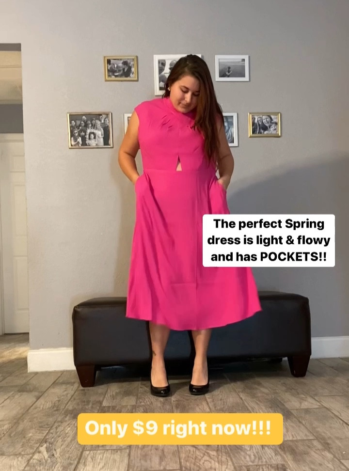 This perfect pink dress for Spring is only $9 right now!! It’s lightweight & has such a pretty neckline! 

#LTKstyletip #LTKSale #LTKSeasonal