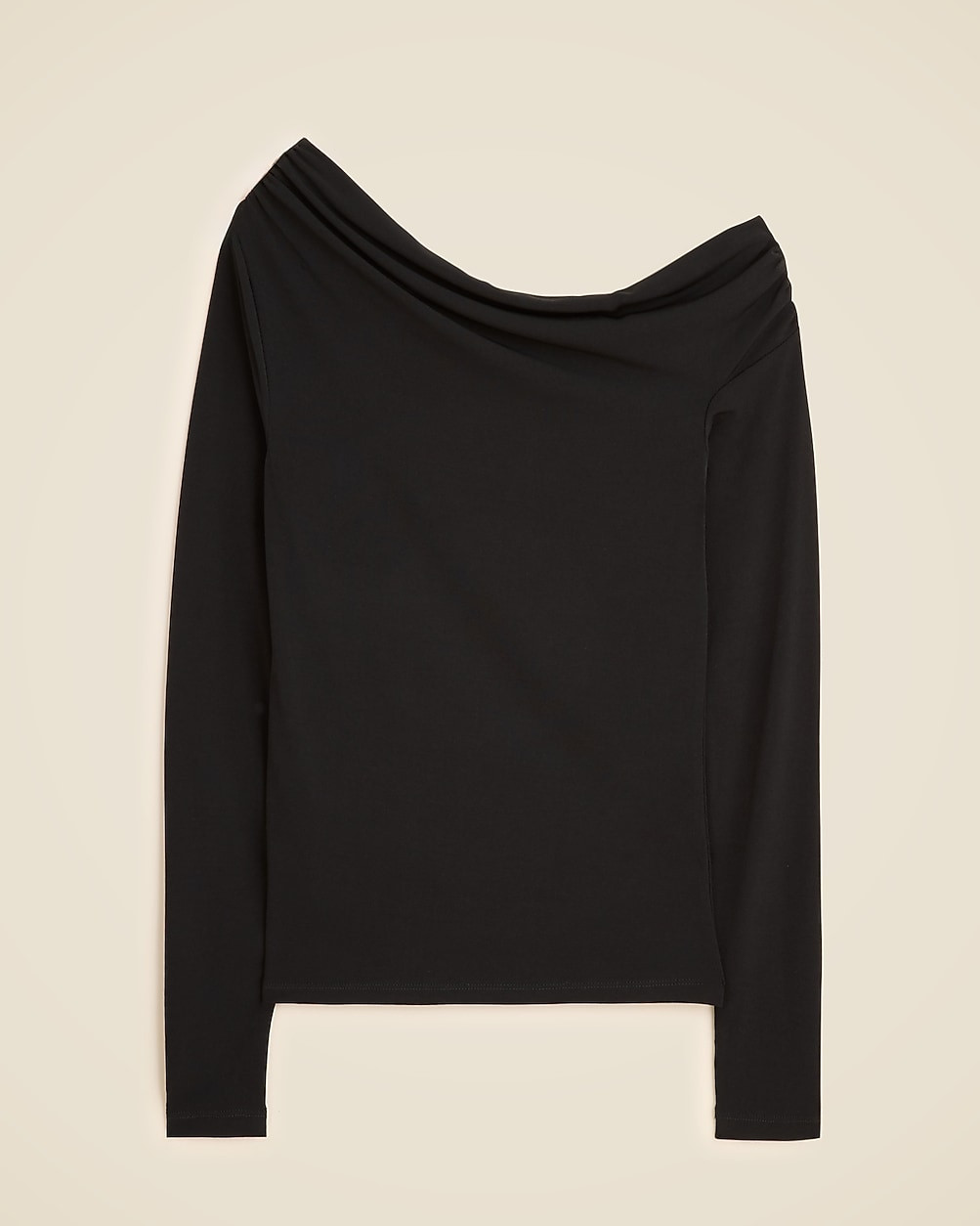 Matte jersey drapey off-the-shoulder top | J. Crew US