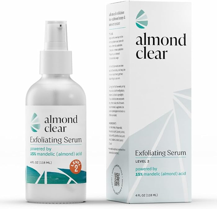 Almond Clear Mandelic Acid Level 2 Serum – Extra Strength Treatment for Body Acne, Folliculitis... | Amazon (US)