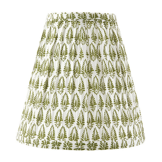 Isla Block Print Pleated Buffet Lamp Shade | Ballard Designs, Inc.
