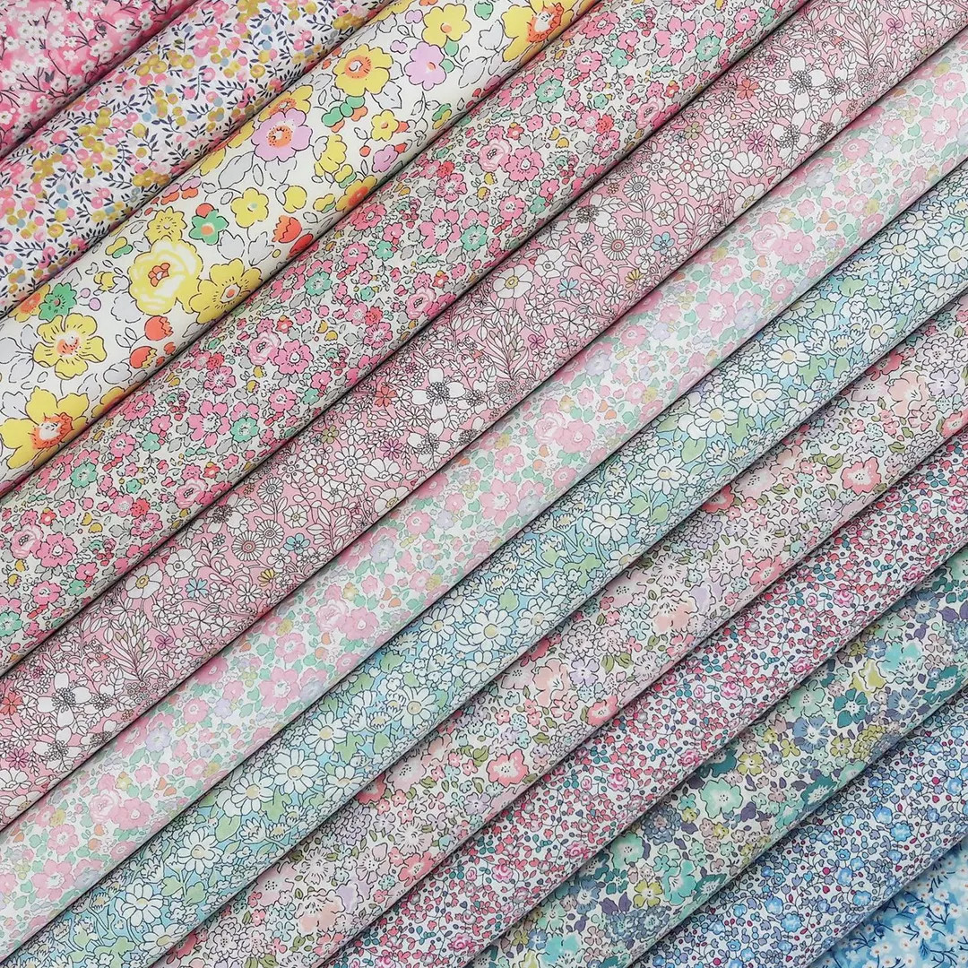 Liberty Fabric Pack ~ Ditsy Floral | Tana Lawn™ quilting cotton charm fat quarter bundle strips... | Etsy (US)