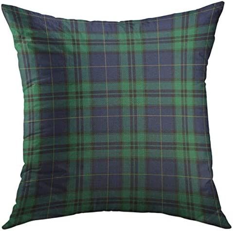 Mugod Decorative Throw Pillow Cover for Couch Sofa,Tartan Black Watch Plaid Bias Christmas Shirti... | Amazon (US)