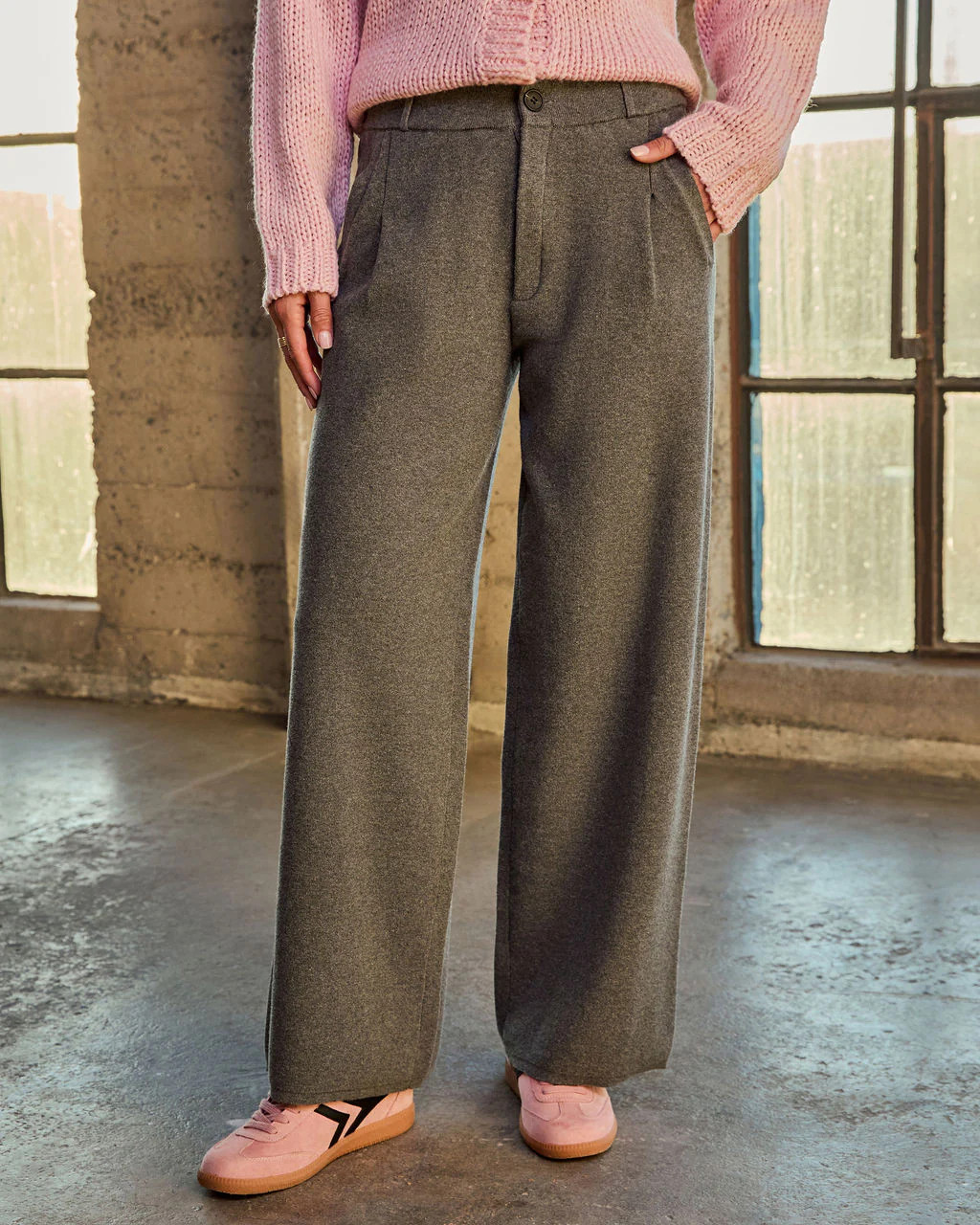 Quiet Reset Knit Straight Leg Pants | VICI