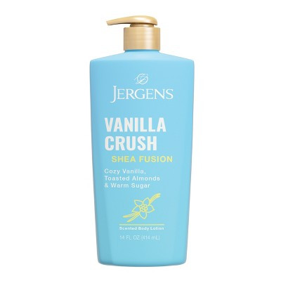 Jergens Shea Fusion Vanilla Crush Scented Body Lotion with Vitamin E - 14 fl oz: Hydrating, Nourishing Formula | Target