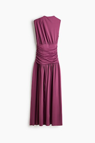 H & M - Draped Jersey Dress - Purple | H&M (US + CA)