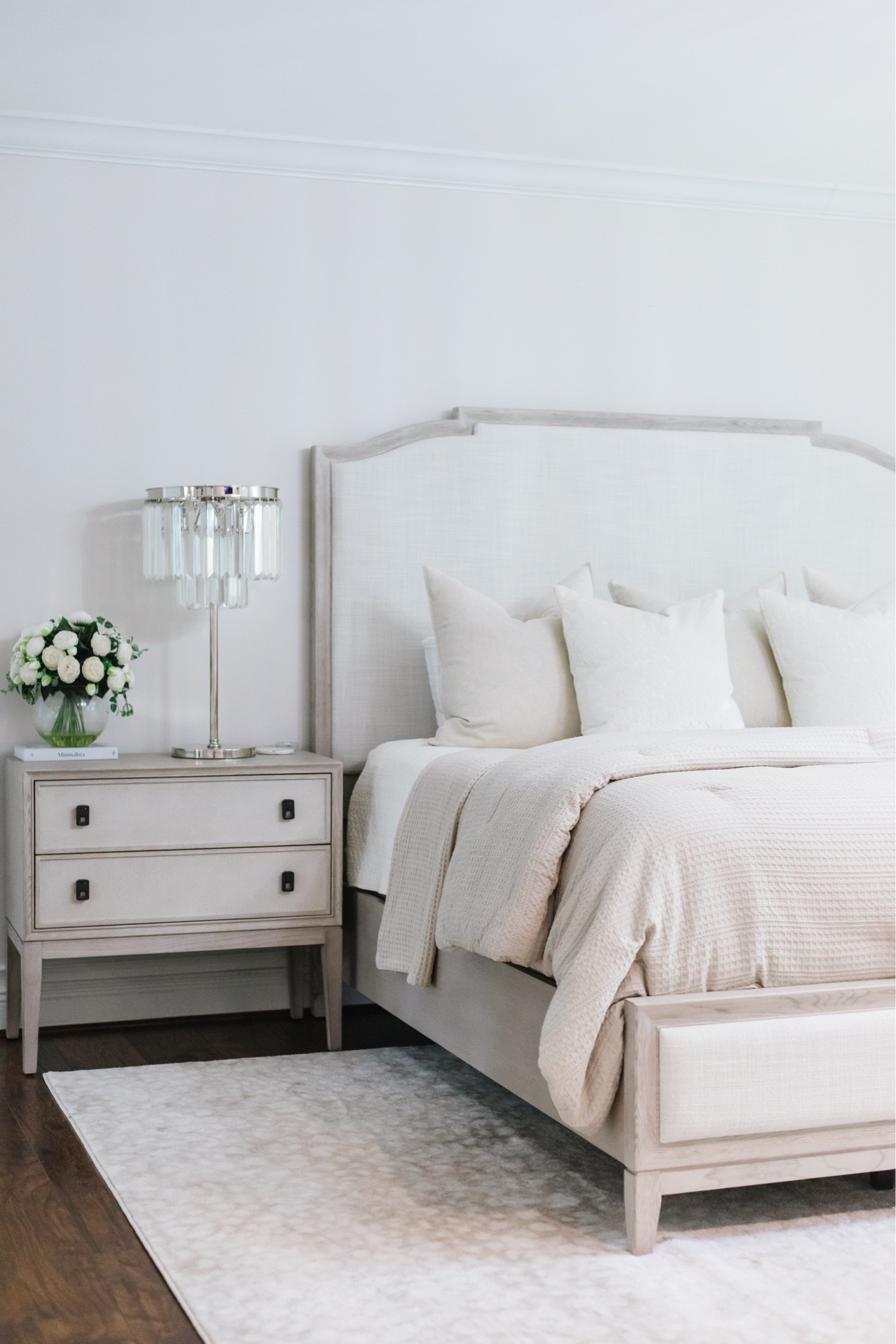 Currently doing a bedroom refresh and I couldn’t love it more. 🤍 The new bed and matching nightstands completely transformed the space. Cozy, timeless, and exactly the peaceful feel I was going for.

bedroom refresh // bedroom makeover // new bed // nightstands // neutral bedroom // cozy bedroom // primary bedroom // home decor // bedroom inspiration // modern traditional // calming home // bedroom styling // home inspiration