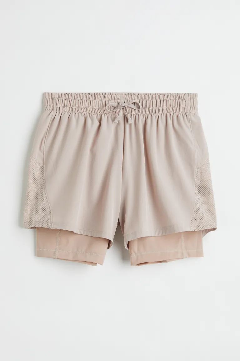 Double-layer Running Shorts | H&M (US + CA)