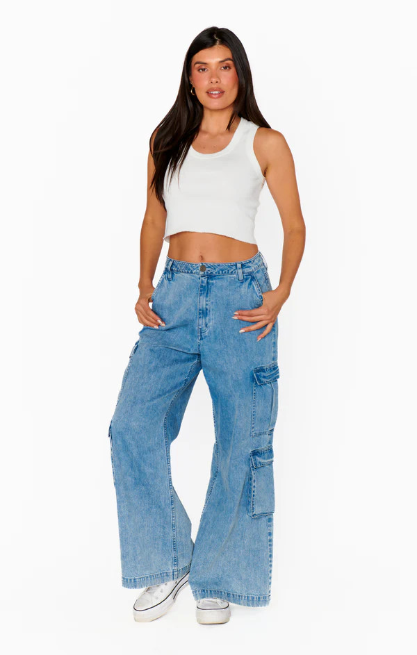 The Cargo Jeans ~ Mountain Mist | Show Me Your Mumu