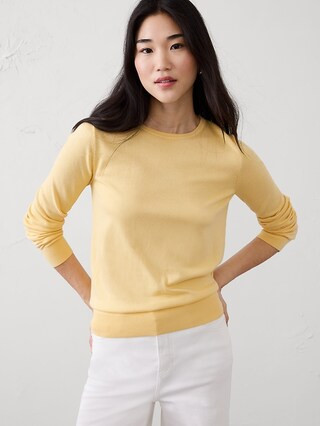 Forever Crew-Neck Sweater | Banana Republic Factory