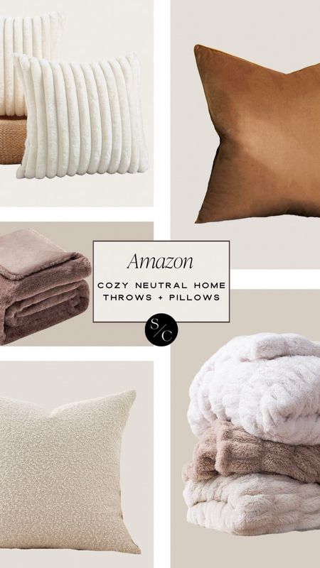 Amazon Cozy Neutral Home Throws & Pillows 

Amazon home, home decor, living room, spring home refresh


#LTKfindsunder50 #LTKhome #LTKstyletip