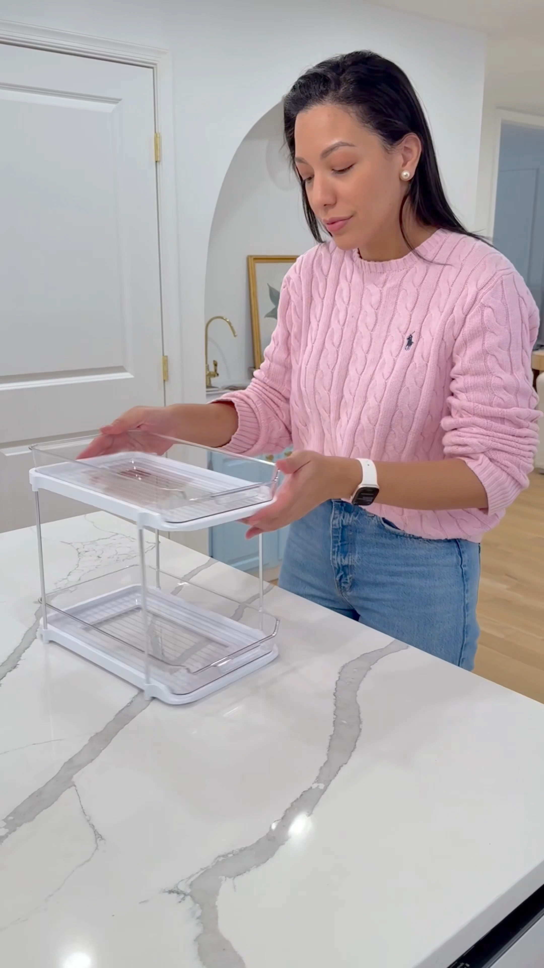 Under Sink Home Organization 
