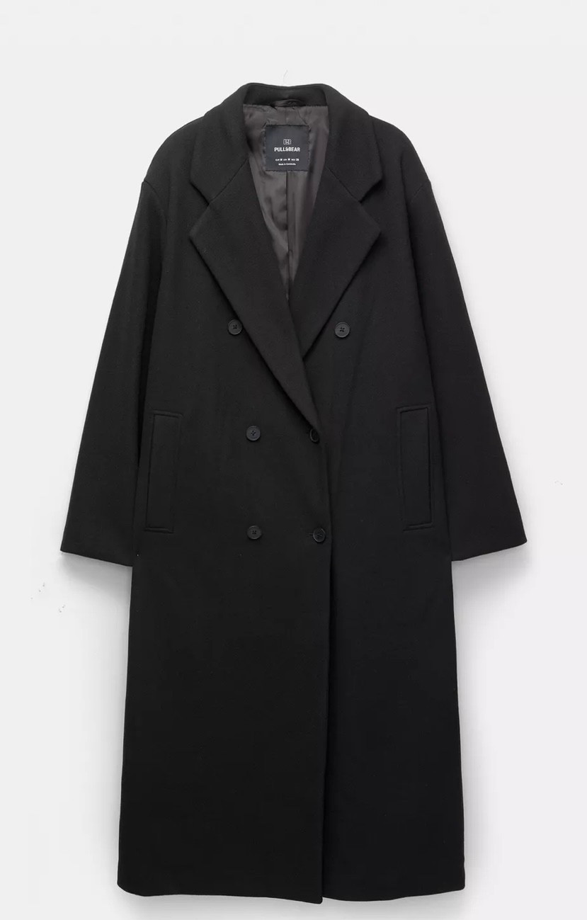 Affordable long black coat 🤍 

#LTKwinter #LTKuk #LTKautumn