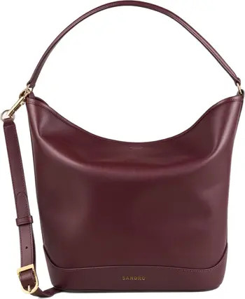 SANDRO Leather bucket bag TANGOSO | Nordstrom | Nordstrom
