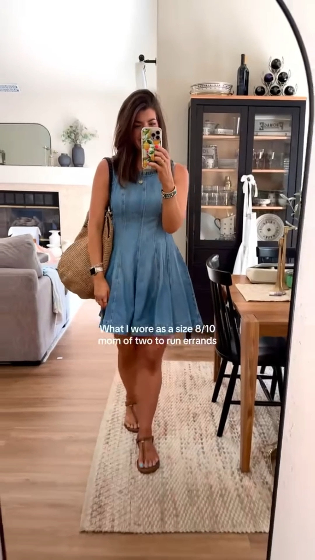 What I wore to run errands- in a medium in the dress 

midsize casual outfits, everyday looks, jeans and tees, comfy and cute style, size inclusive fashion, weekend outfits, chill girl aesthetic, denim dress, farmers market outfit 

#LTKItBag #LTKStyleTip #LTKMidsize