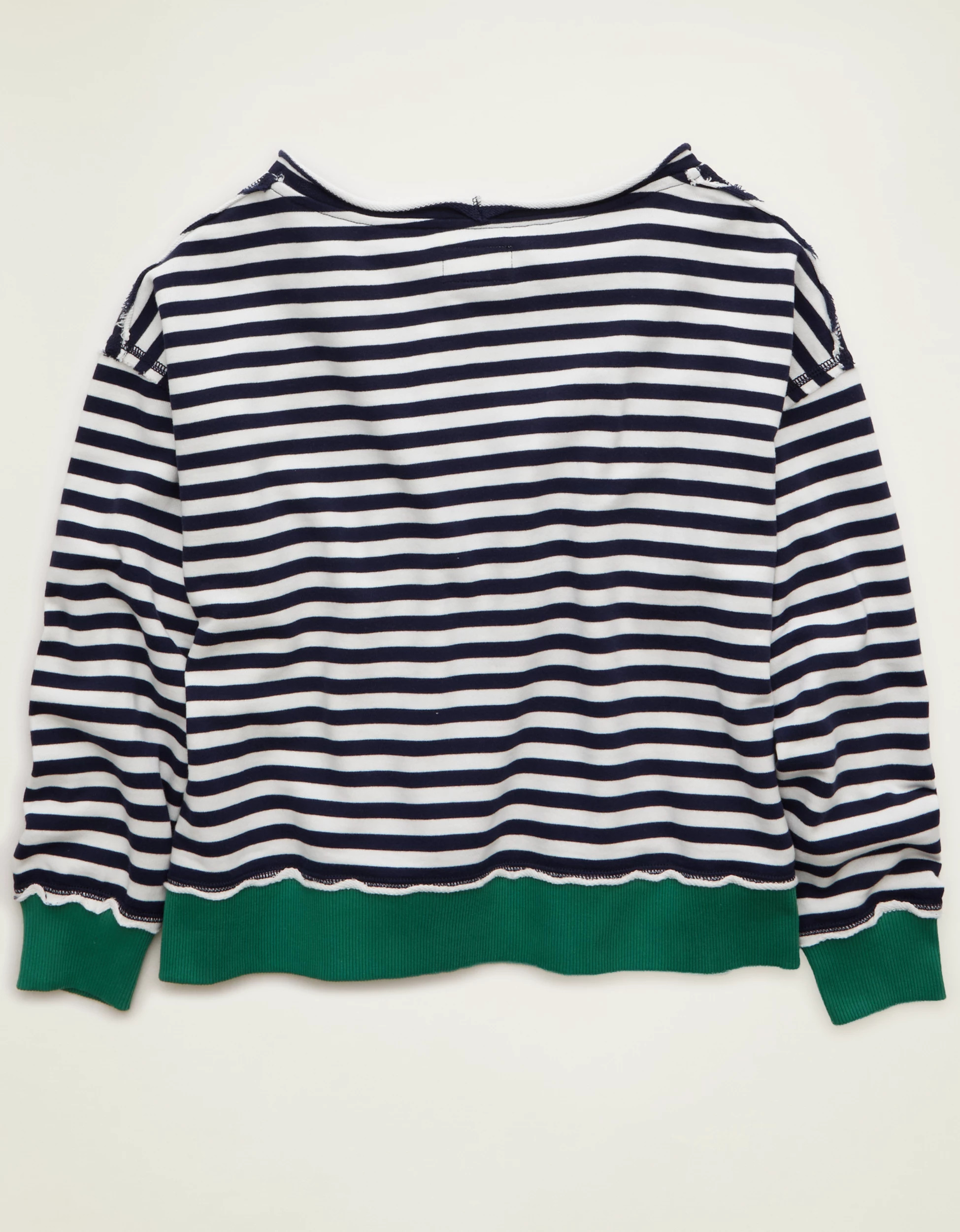 AE On a Roll Off-the-Shoulder Sweatshirt | American Eagle Outfitters (US & CA)