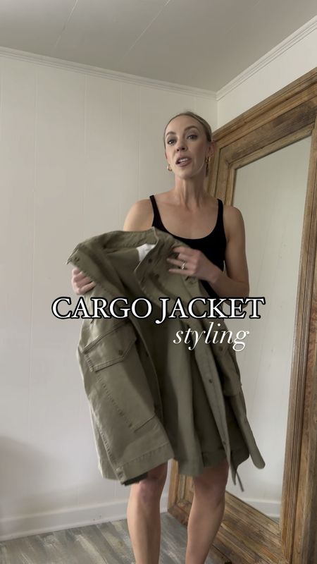 Cargo jacket outfits, utility jacket, summer to fall style, pre fall

#LTKVideo #LTKSeasonal #LTKOver40