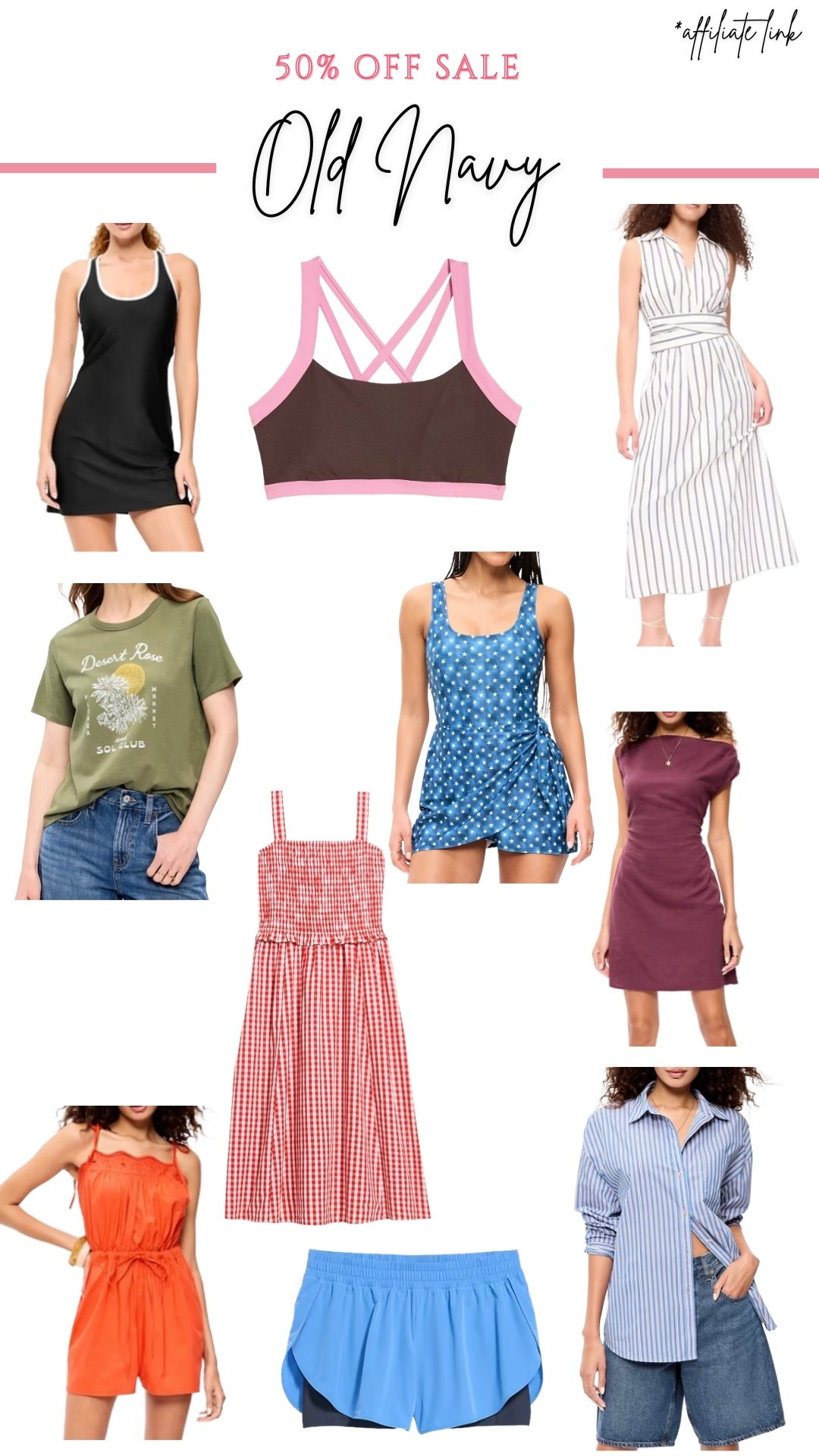 Women’s 50% off finds at old navy!