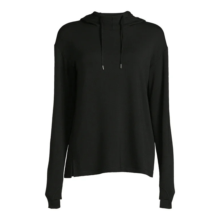 Athletic Works Women's French Terry Mock Neck Hoodie, Sizes XS-XXXL | Walmart (US)