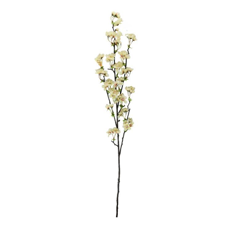 Allstate Floral 36" Apricot/Peach Quince Blossom Artificial Spring Floral Spray | Target