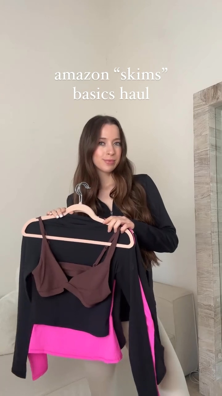 Skims inspired basics from Amazon! These all have the same fabric makeup as skims! I’m wearing a small in all of them!

#LTKFindsUnder50 #LTKFindsUnder100 #LTKStyleTip