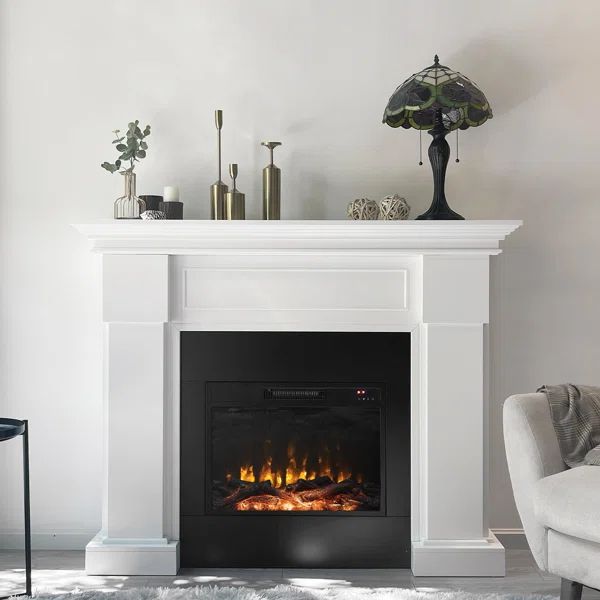 Gavian 55.12'' W Electric Fireplace | Wayfair North America