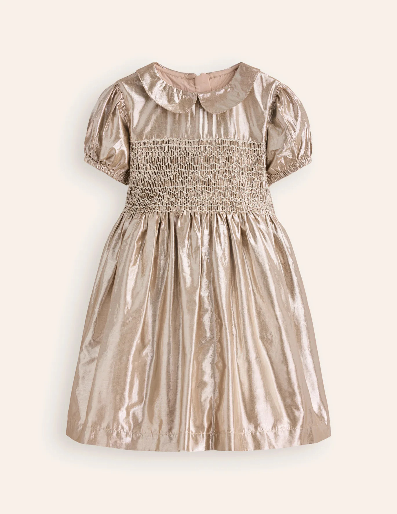 Metallic Smocked Party Dress | Boden (US)