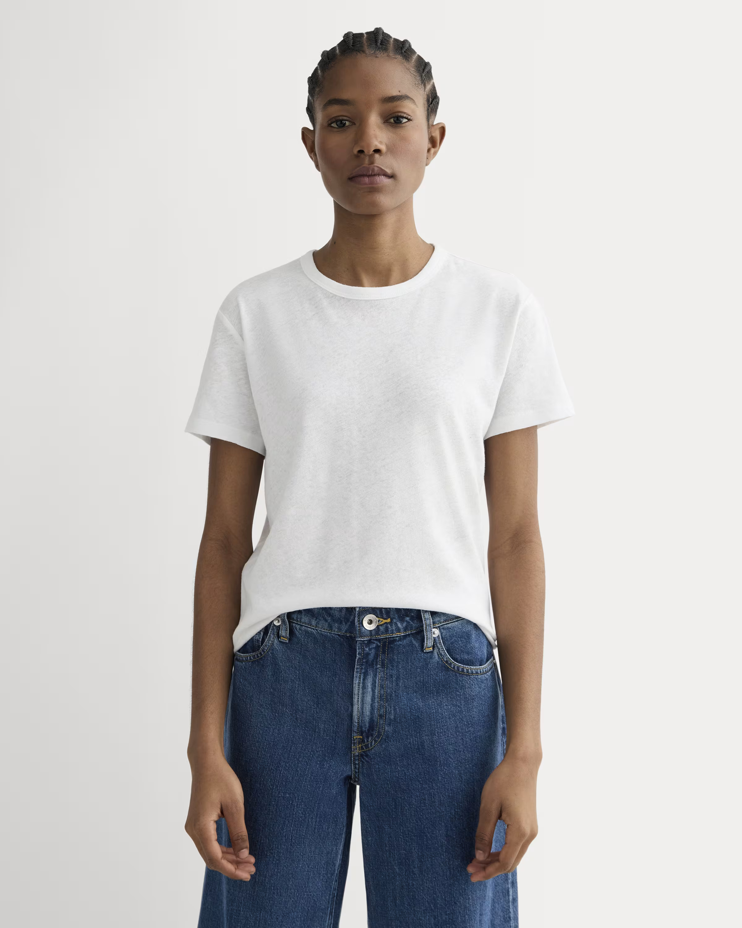 The Box-Cut Tee in Cotton Linen | Everlane