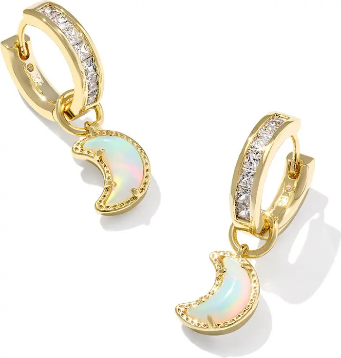 Kendra Scott Moon Huggie Earrings | Nordstrom | Nordstrom