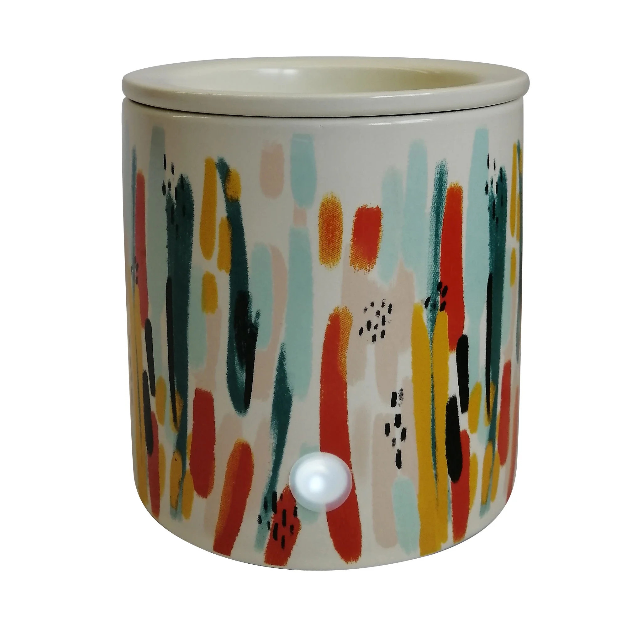 Mainstays Electric Ceramic Wax Warmer with Watercolor Decal, Multi-Color | Walmart (US)