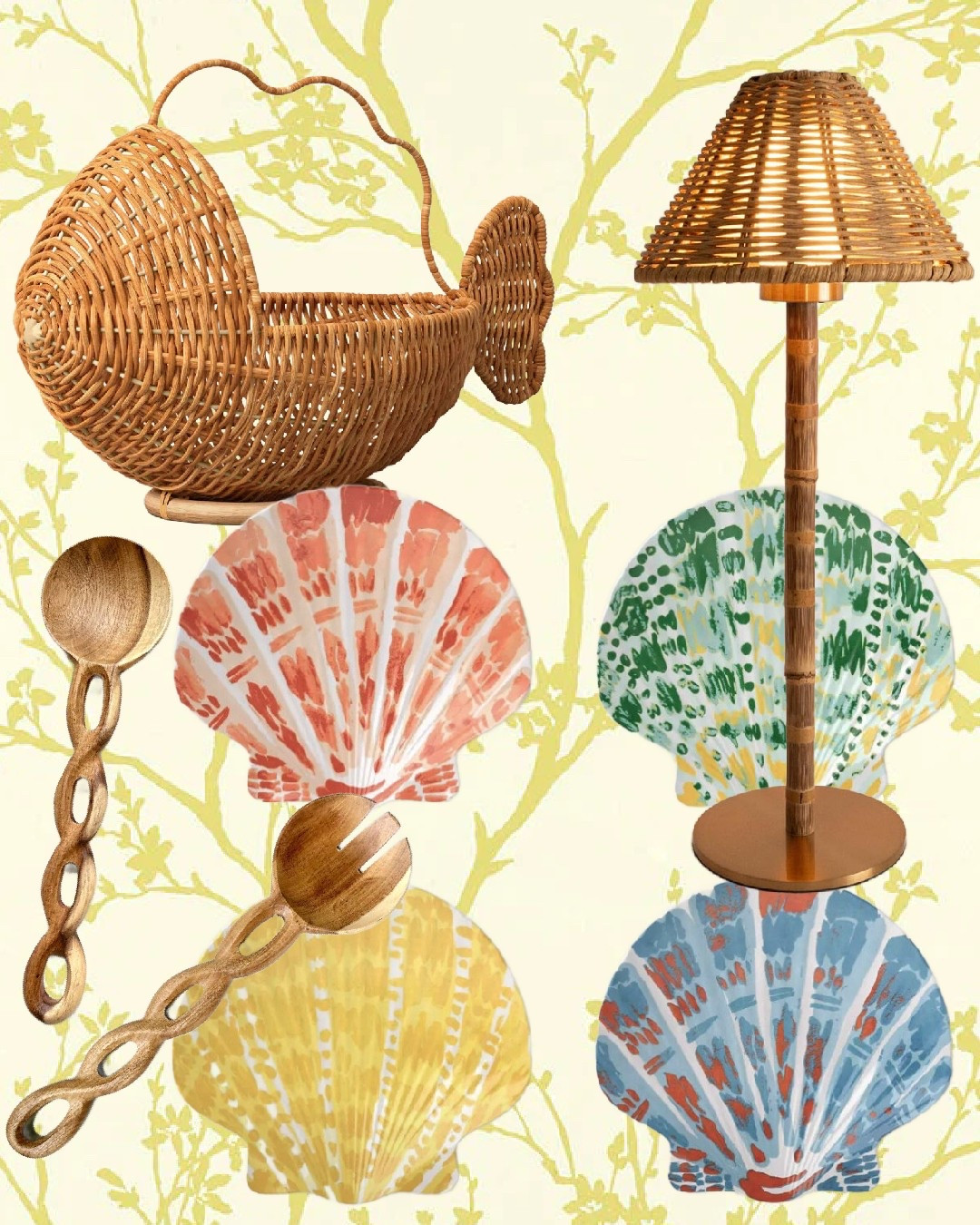Summer hosting! Rounded up the cutest shell plates, cordless lamp and tongs! 

#LTKSummerEdit