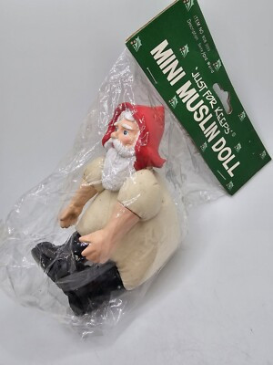 JUST FOR KEEPS MINI MUSLIN SANTA DOLL DECORATION 4 1/2" TALL NEW IN BAG | eBay | eBay US