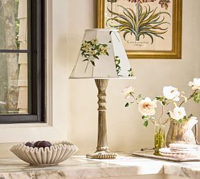 Narcissus Floral Taper Lamp Shade | GreenRow