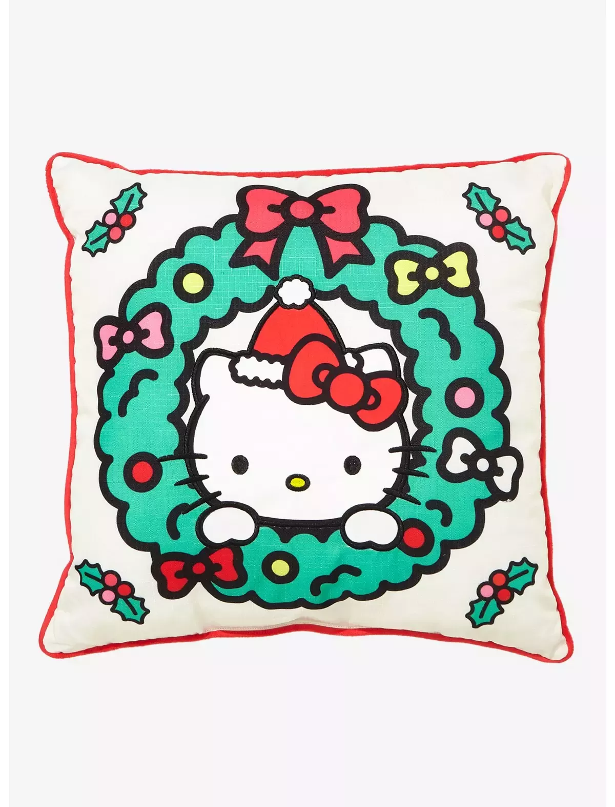 Hello Kitty Fair Isle Pom Stocking, Hot Topic