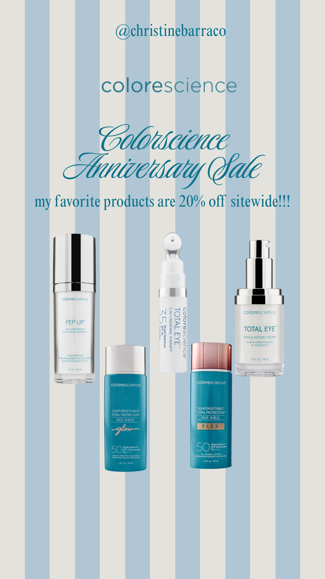 My favorite products are 20% off!!! 

 